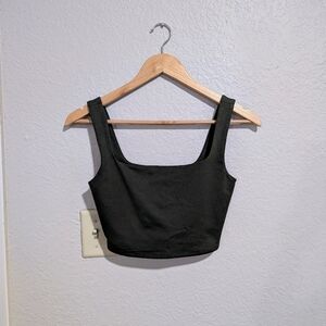 Square Neck Crop Tank Top